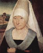 Portrait of an old woman. Hans Memling